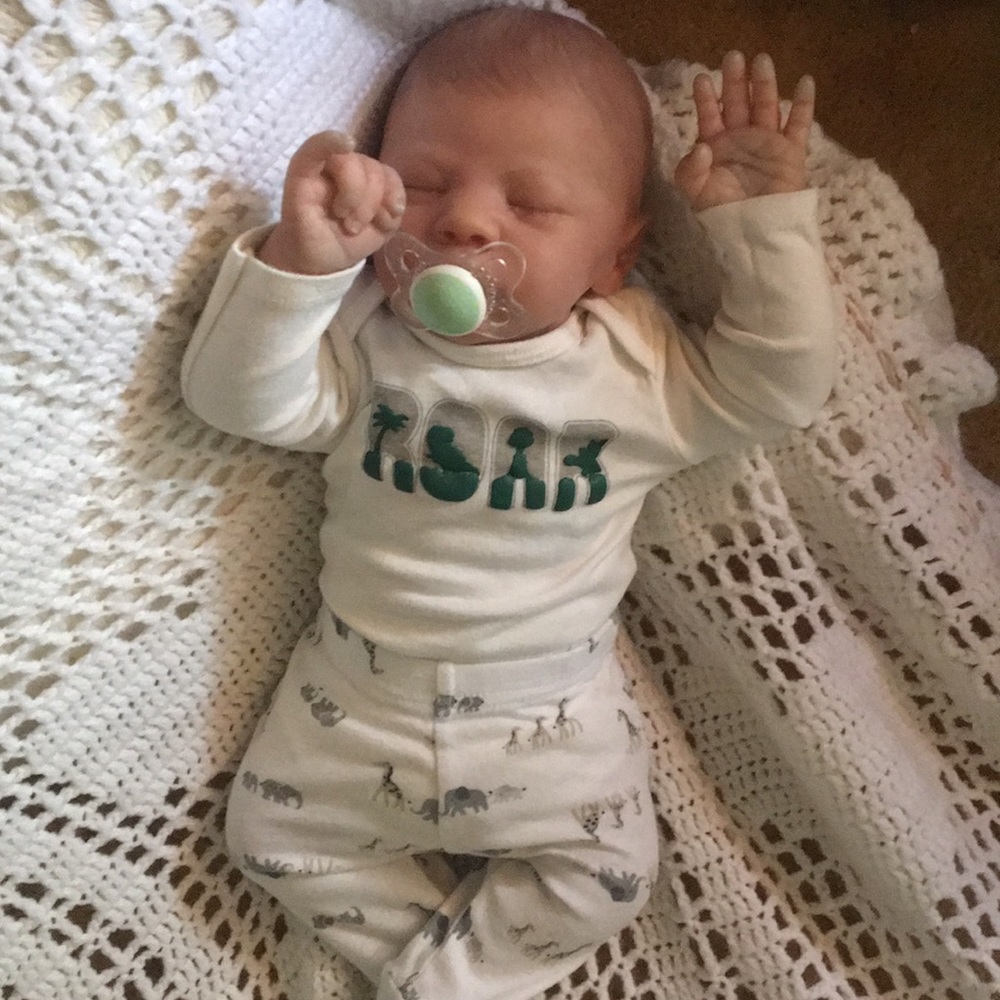 Real born baby